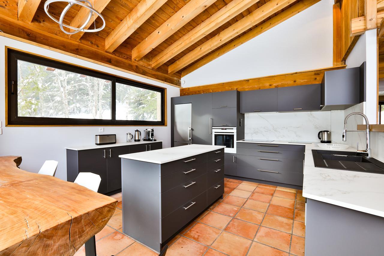 Chalet Isabelle Mountain Lodge 5 Star 5 Bedroom En Suite Sauna Jacuzzi Шамони Экстерьер фото